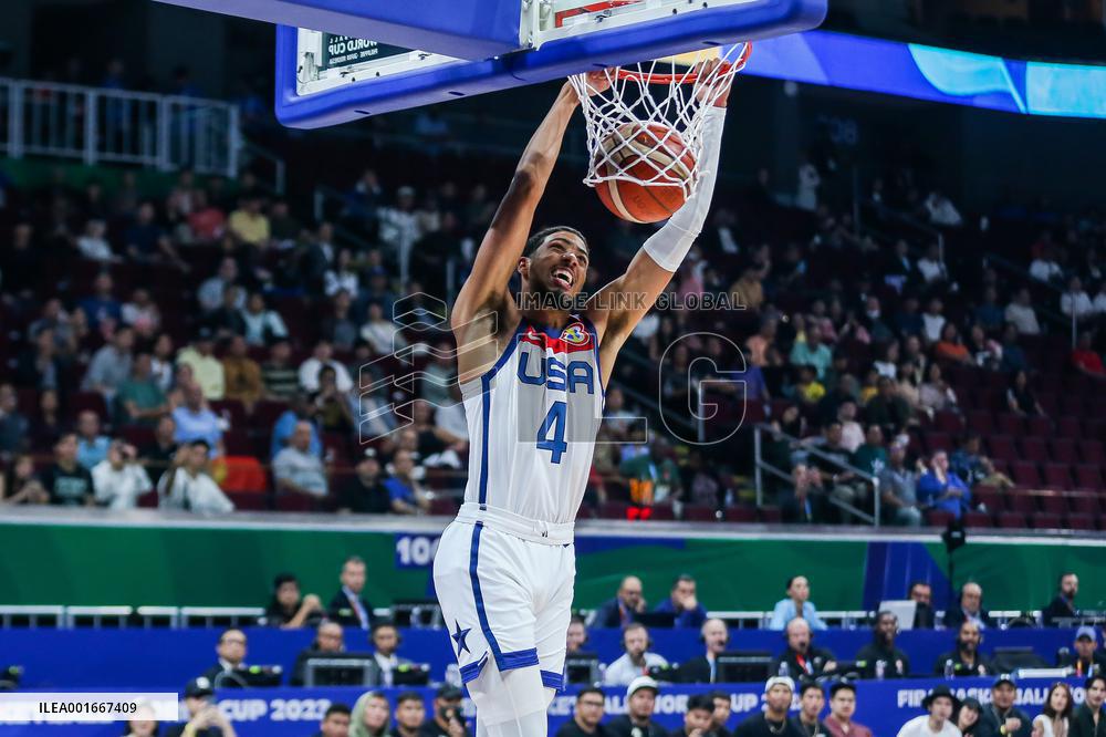 (SP)PHILIPPINES-MANILA-BASKETBALL-FIBA WORLD CUP-SECOND ROUND-USA VS MNE