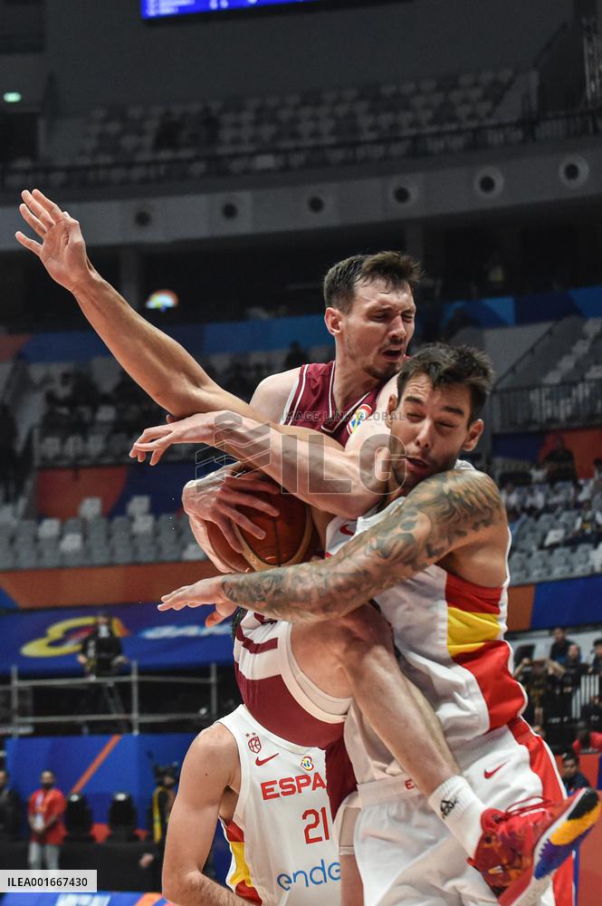 (SP)INDONESIA-JAKARTA-BASKETBALL-FIBA WORLD CUP-SECOND ROUND-ESP VS LAT