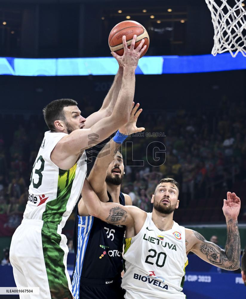 (SP)PHILIPPINES-MANILA-BASKETBALL-FIBA WORLD CUP-SECOND ROUND-GRE VS LTU