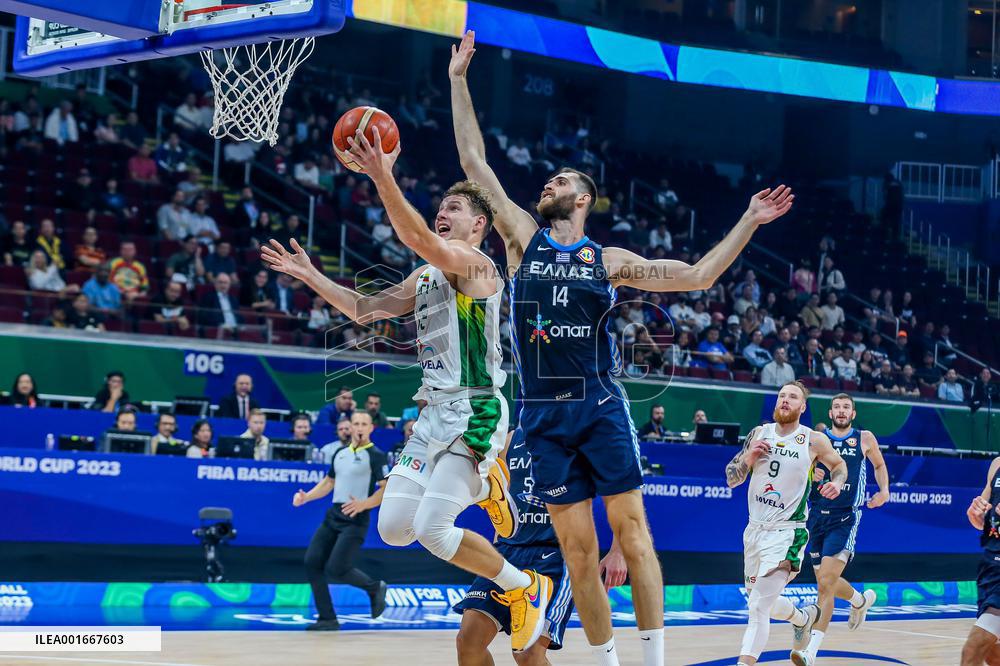 (SP)PHILIPPINES-MANILA-BASKETBALL-FIBA WORLD CUP-SECOND ROUND-GRE VS LTU