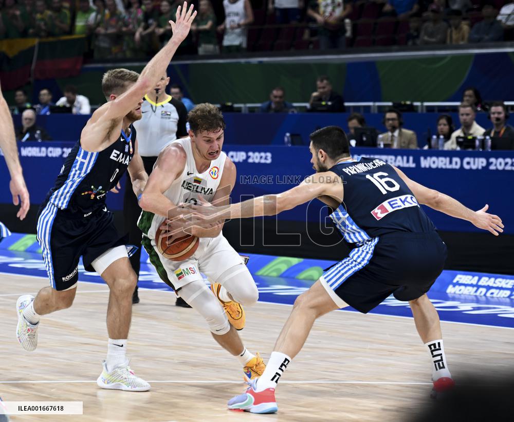 (SP)PHILIPPINES-MANILA-BASKETBALL-FIBA WORLD CUP-SECOND ROUND-GRE VS LTU