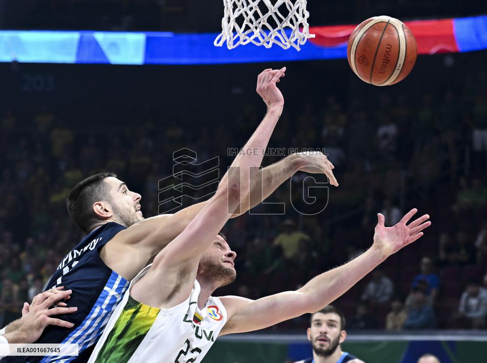 (SP)PHILIPPINES-MANILA-BASKETBALL-FIBA WORLD CUP-SECOND ROUND-GRE VS LTU