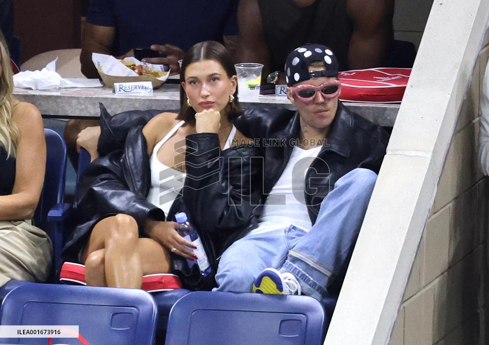 Biebers Attend US Open - NYC