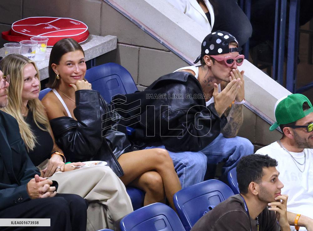 Biebers Attend US Open - NYC