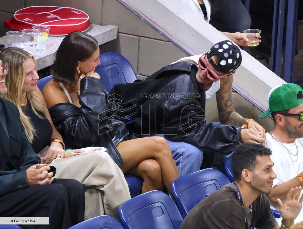 Biebers Attend US Open - NYC