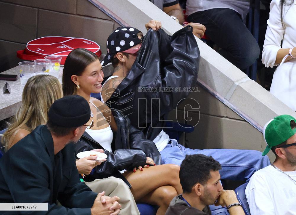 Biebers Attend US Open - NYC