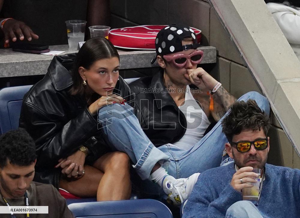 Biebers Attend US Open - NYC