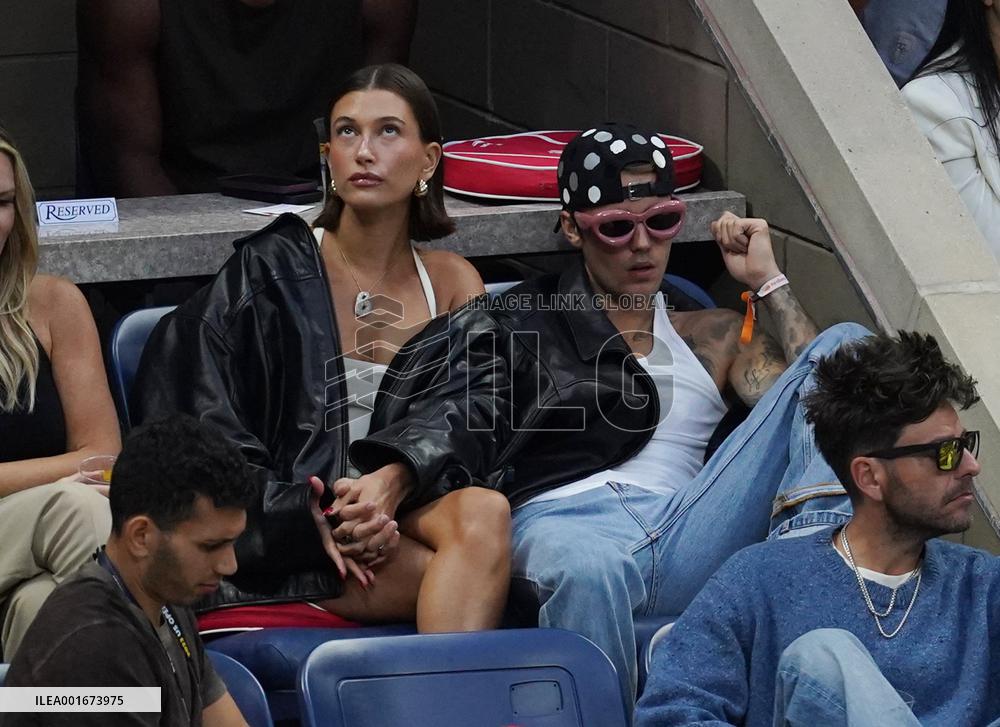Biebers Attend US Open - NYC