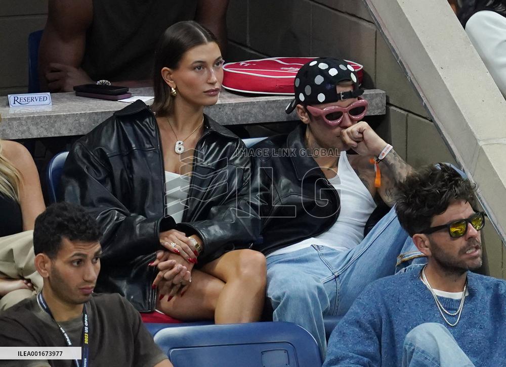 Biebers Attend US Open - NYC