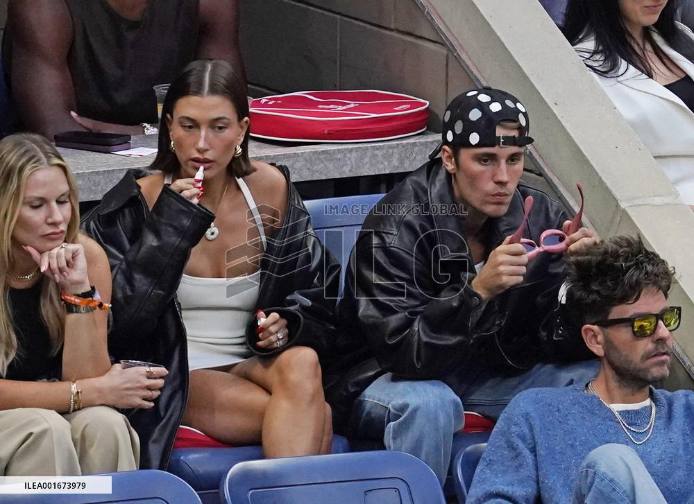Biebers Attend US Open - NYC
