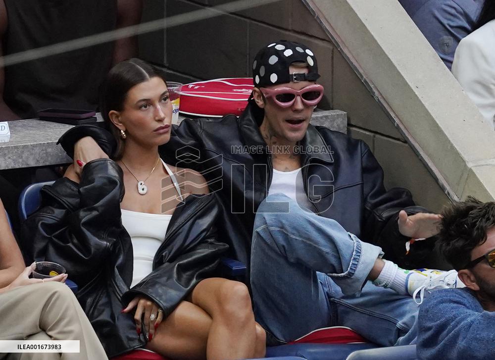 Biebers Attend US Open - NYC