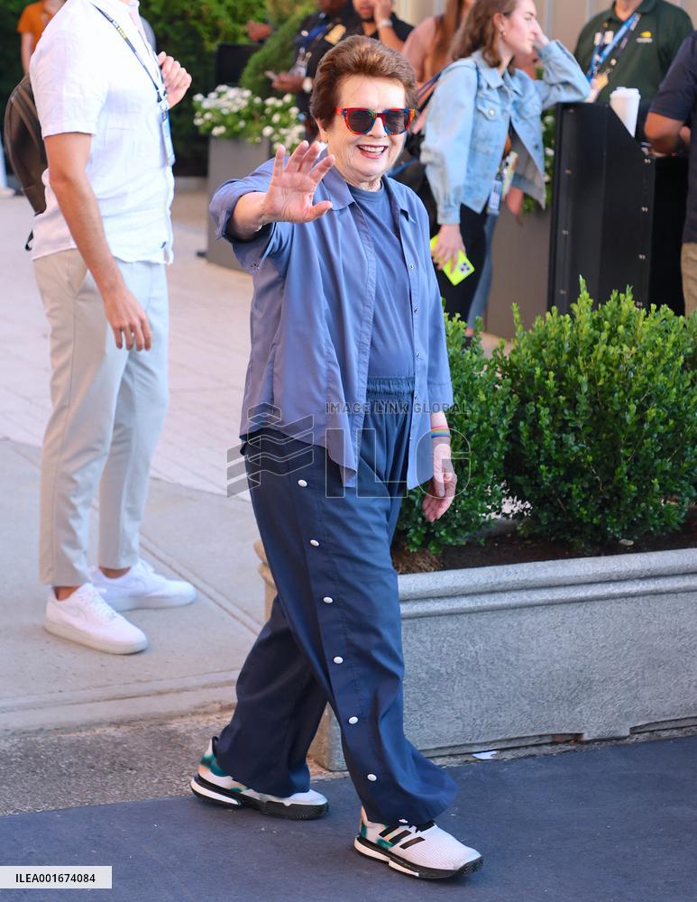 VIPs Arrive At US Open - NYC