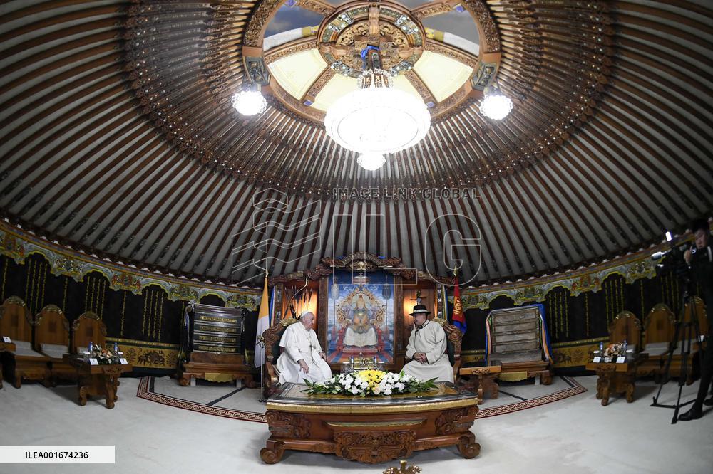 Pope Francis Visits Mongolia