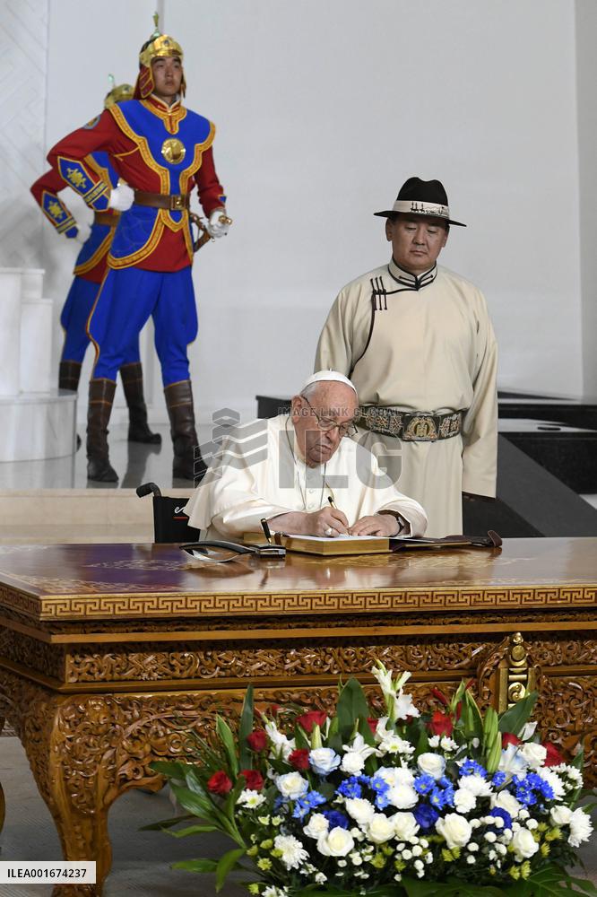 Pope Francis Visits Mongolia