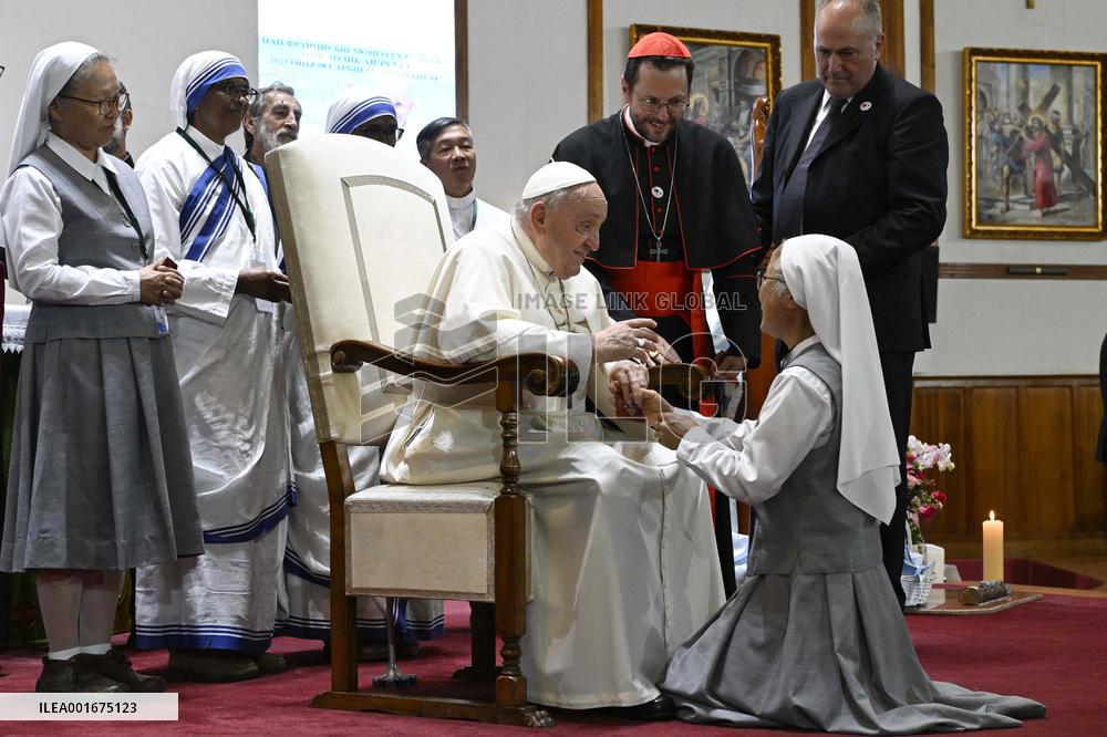 Pope Francis Visits Mongolia