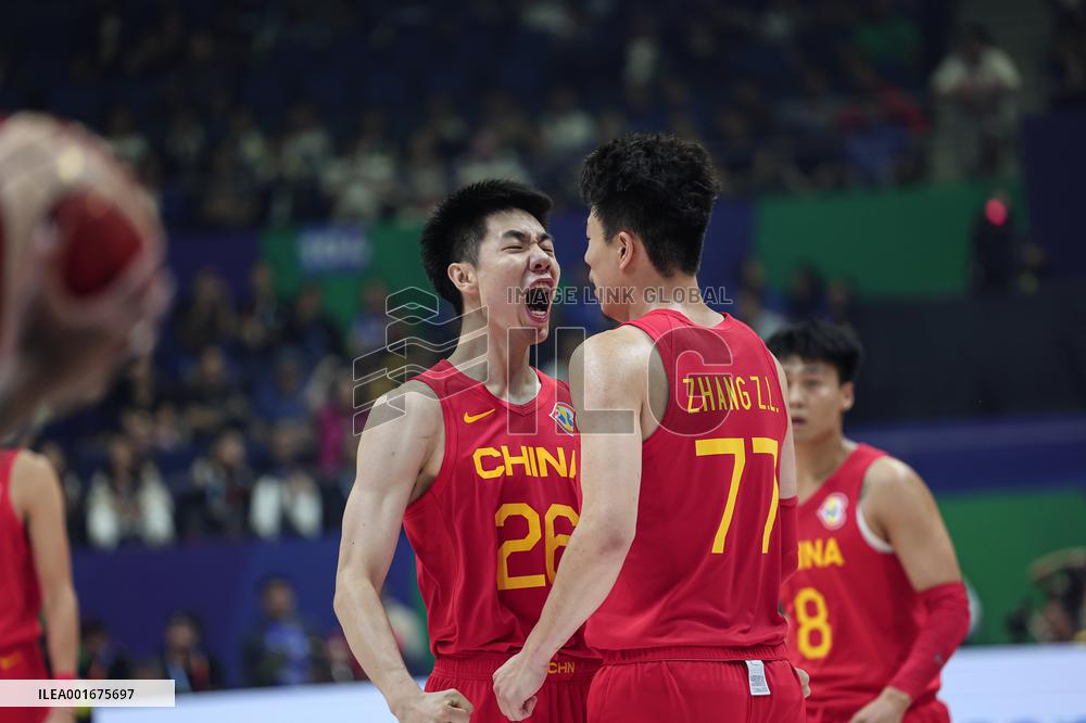 (SP)PHILIPPINES-MANILA-BASKETBALL-FIBA WORLD CUP-CLASSIFICATION ROUND-PHI VS CHN
