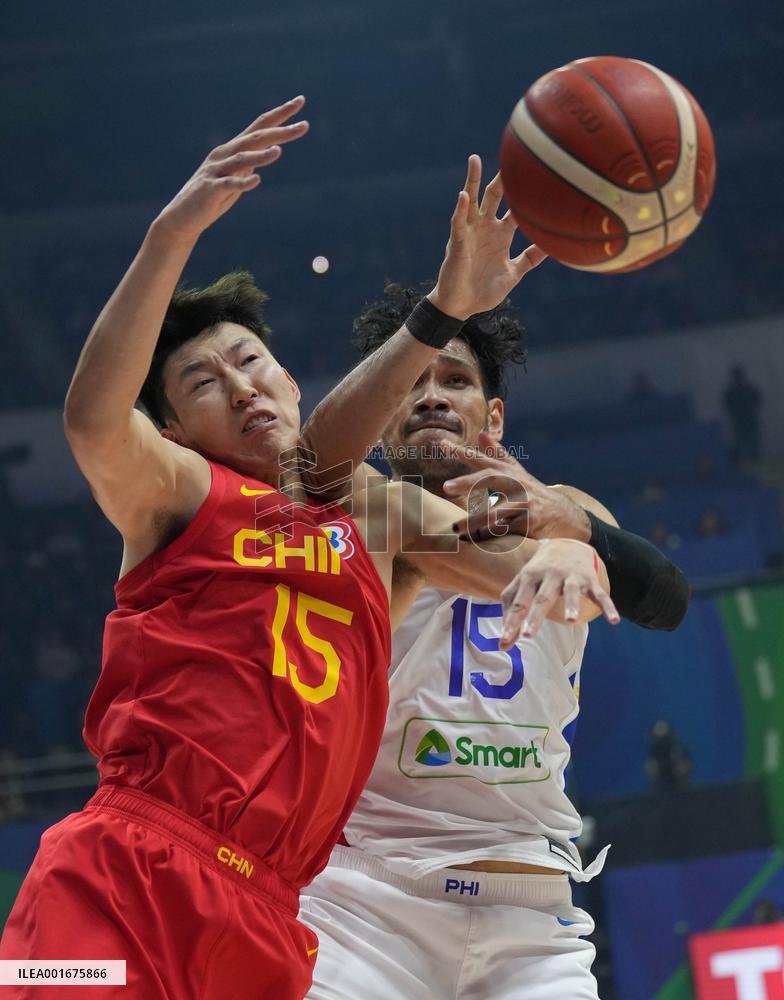 (SP)PHILIPPINES-MANILA-BASKETBALL-FIBA WORLD CUP-CLASSIFICATION ROUND-PHI VS CHN