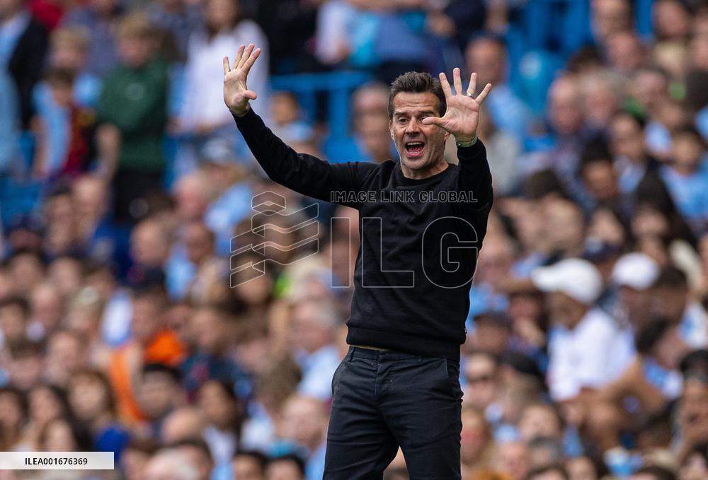 (SP)BRITAIN-MANCHESTER-FOOTBALL-ENGLISH PREMIER LEAGUE-MANCHESTER CITY VS FULHAM