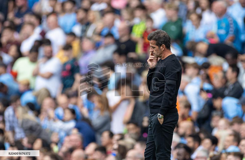 (SP)BRITAIN-MANCHESTER-FOOTBALL-ENGLISH PREMIER LEAGUE-MANCHESTER CITY VS FULHAM