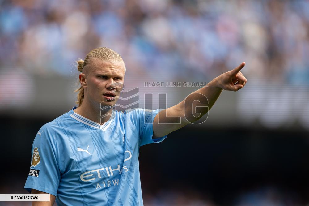 (SP)BRITAIN-MANCHESTER-FOOTBALL-ENGLISH PREMIER LEAGUE-MANCHESTER CITY VS FULHAM