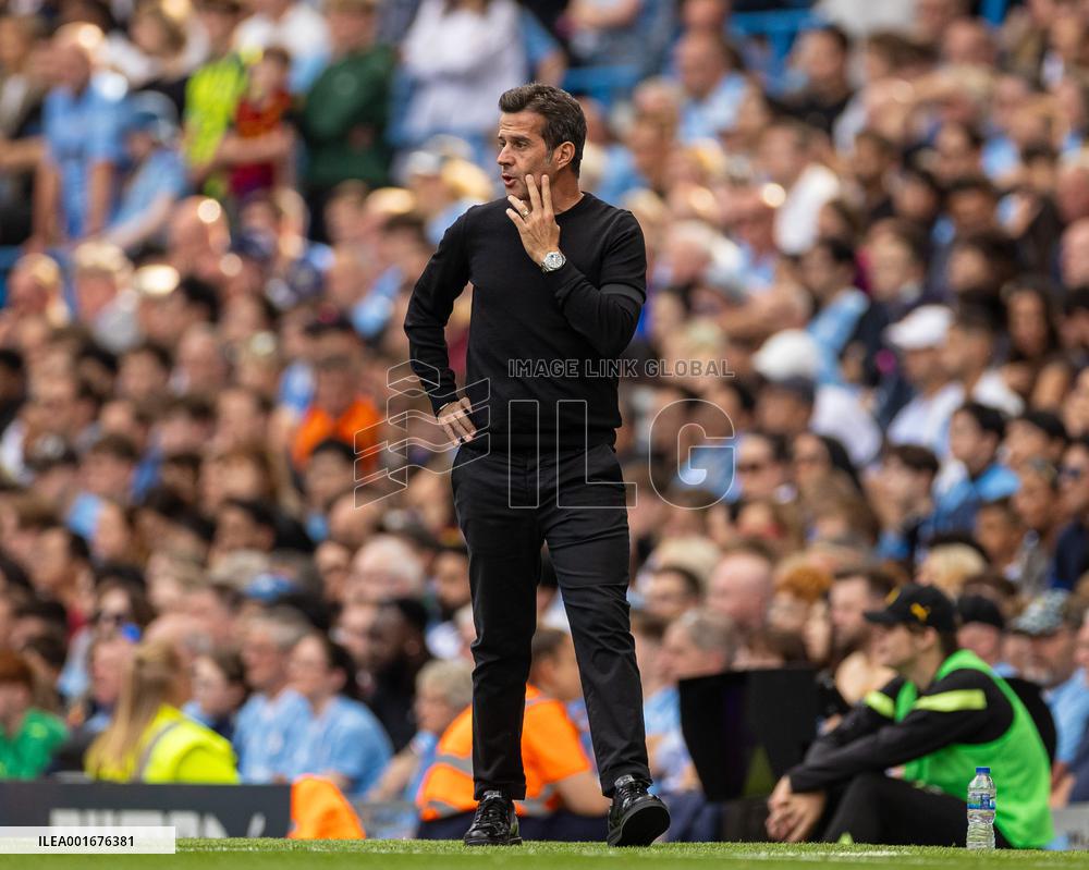 (SP)BRITAIN-MANCHESTER-FOOTBALL-ENGLISH PREMIER LEAGUE-MANCHESTER CITY VS FULHAM