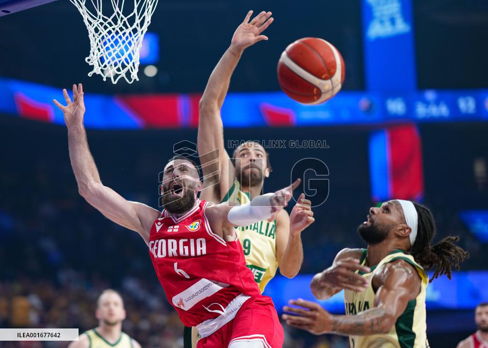 (SP)JAPAN-OKINAWA-BASKETBALL-FIBA WORLD CUP-SECOND ROUND-AUS VS GEO