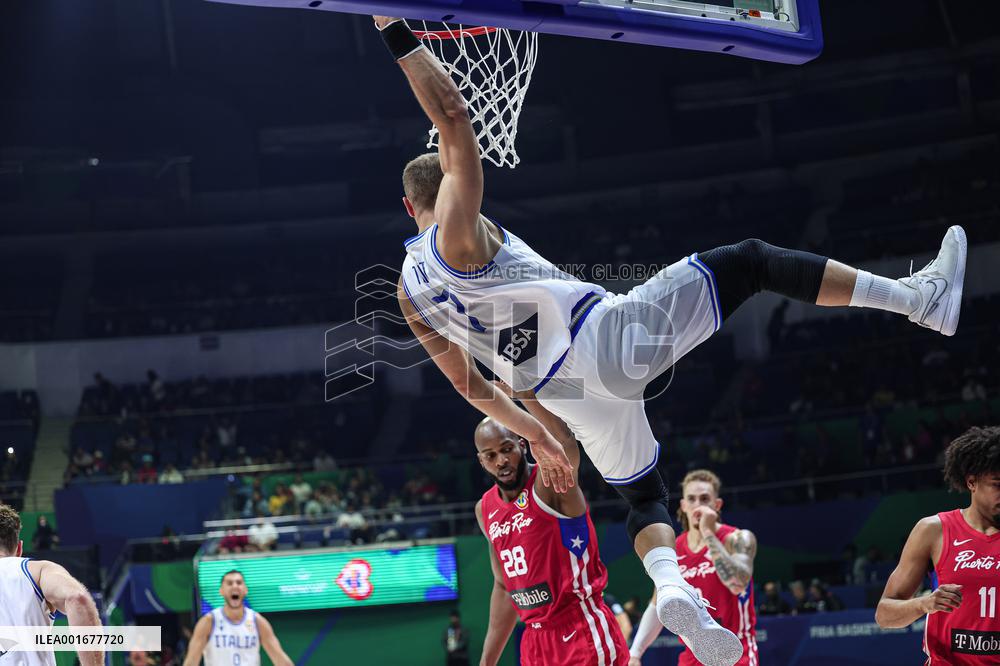 (SP)PHILIPPINES-MANILA-BASKETBALL-FIBA WORLD CUP-SECOND ROUND-ITA VS PUR