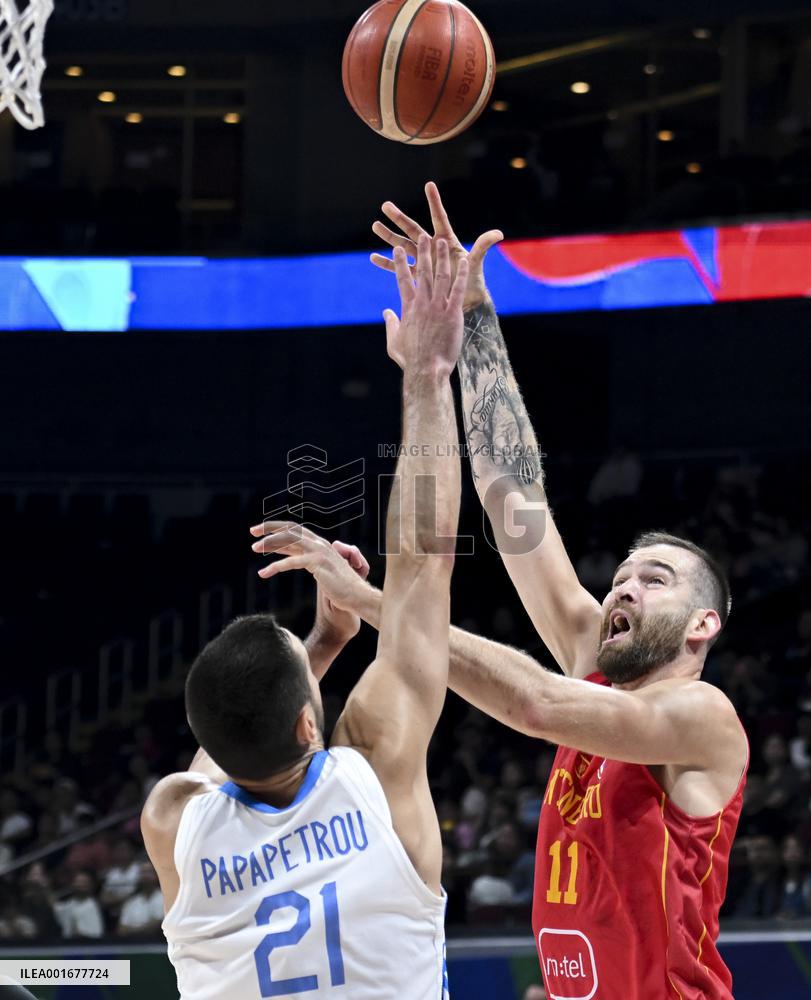 (SP)PHILIPPINES-MANILA-BASKETBALL-FIBA WORLD CUP-SECOND ROUND-GRE VS MNE