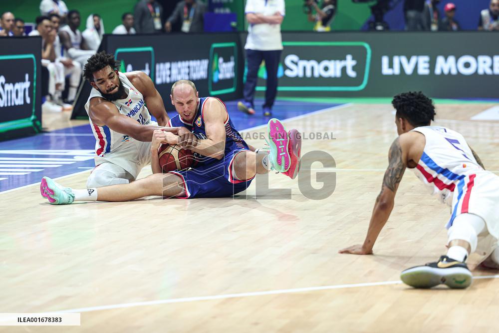 (SP)PHILIPPINES-MANILA-BASKETBALL-FIBA WORLD CUP-SECOND ROUND-DOM VS SRB