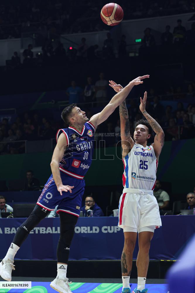 (SP)PHILIPPINES-MANILA-BASKETBALL-FIBA WORLD CUP-SECOND ROUND-DOM VS SRB
