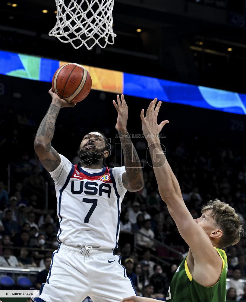 (SP)PHILIPPINES-MANILA-BASKETBALL-FIBA WORLD CUP-SECOND ROUND-USA VS LTU