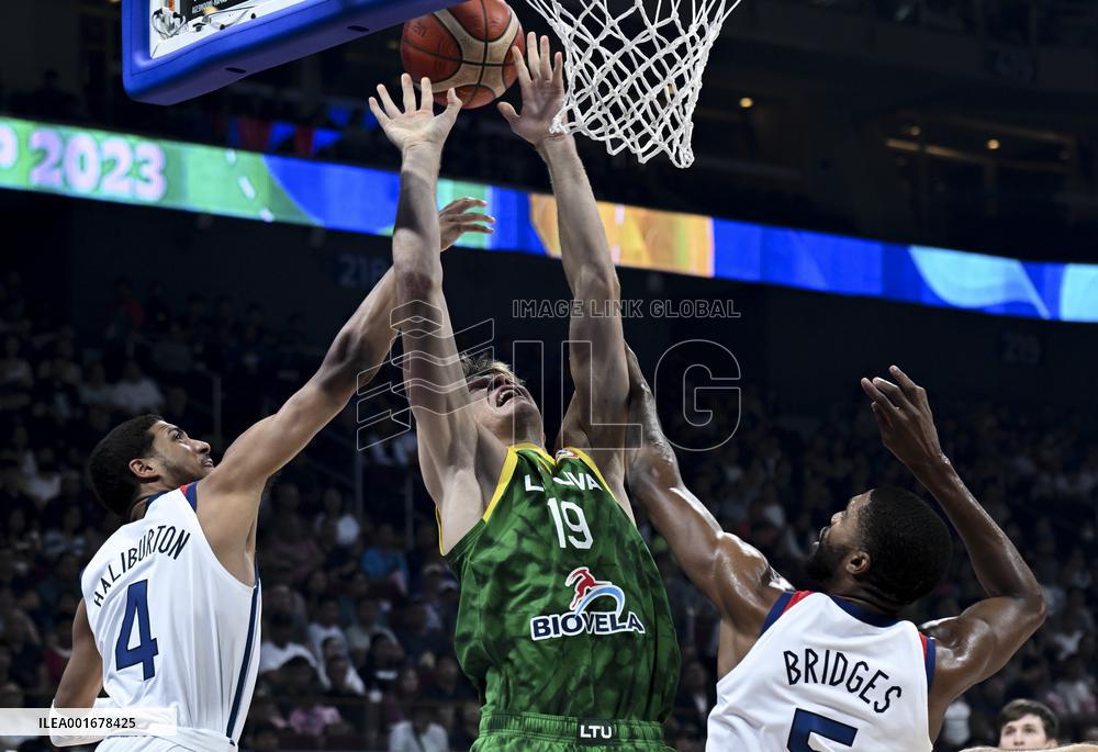 (SP)PHILIPPINES-MANILA-BASKETBALL-FIBA WORLD CUP-SECOND ROUND-USA VS LTU