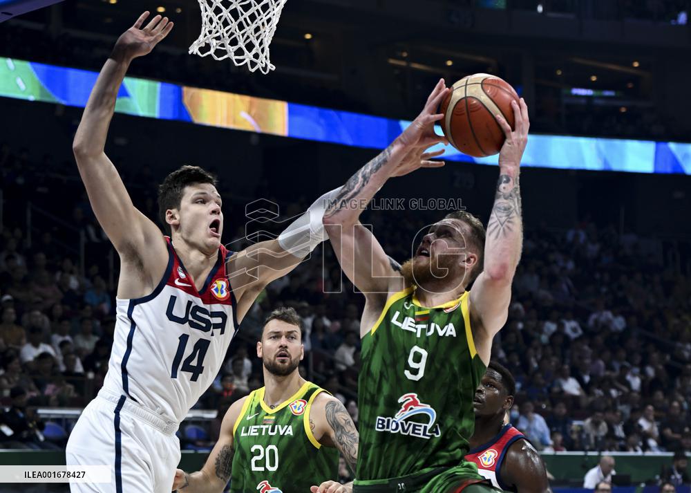 (SP)PHILIPPINES-MANILA-BASKETBALL-FIBA WORLD CUP-SECOND ROUND-USA VS LTU