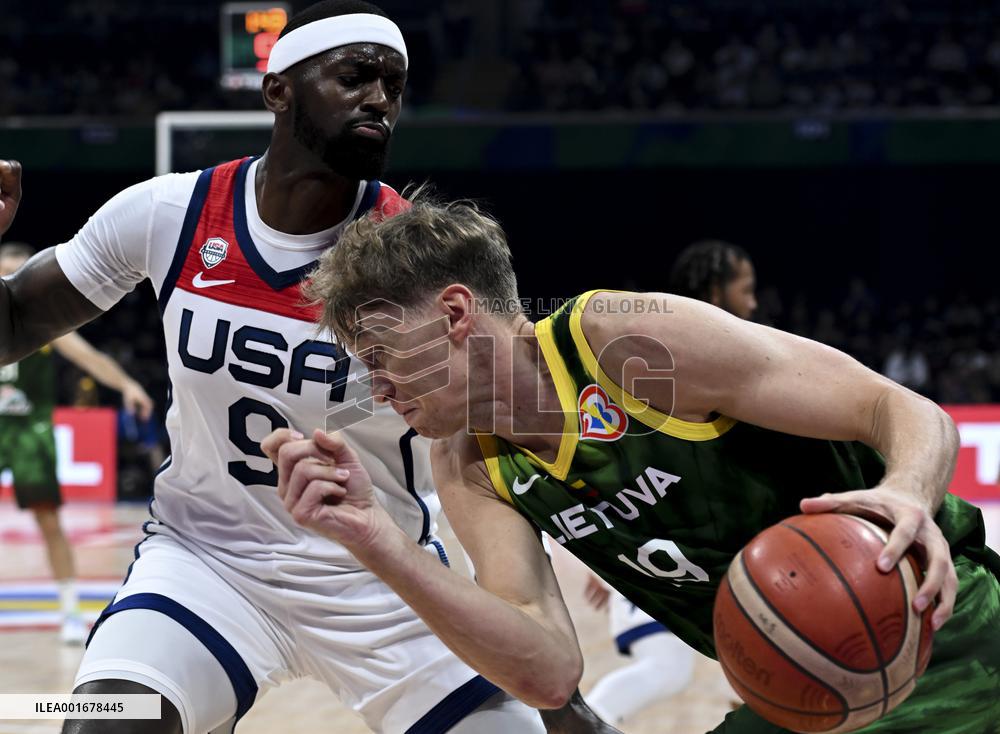(SP)PHILIPPINES-MANILA-BASKETBALL-FIBA WORLD CUP-SECOND ROUND-USA VS LTU