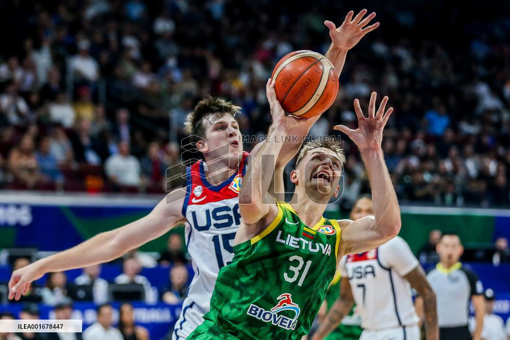 (SP)PHILIPPINES-MANILA-BASKETBALL-FIBA WORLD CUP-SECOND ROUND-USA VS LTU
