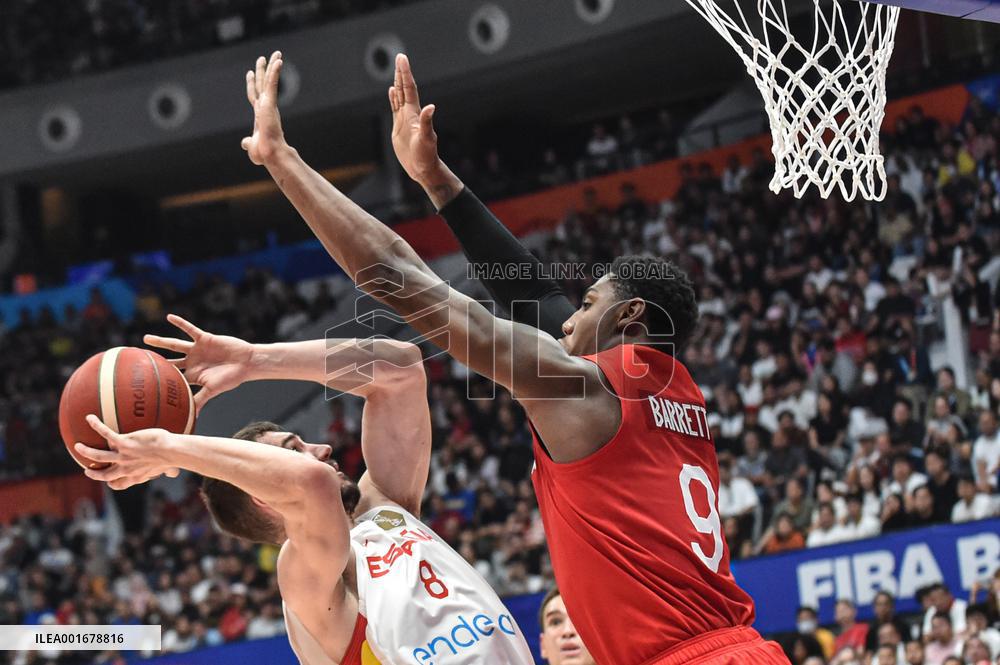 (SP)INDONESIA-JAKARTA-BASKETBALL-FIBA WORLD CUP-GROUP L-ESP VS CAN