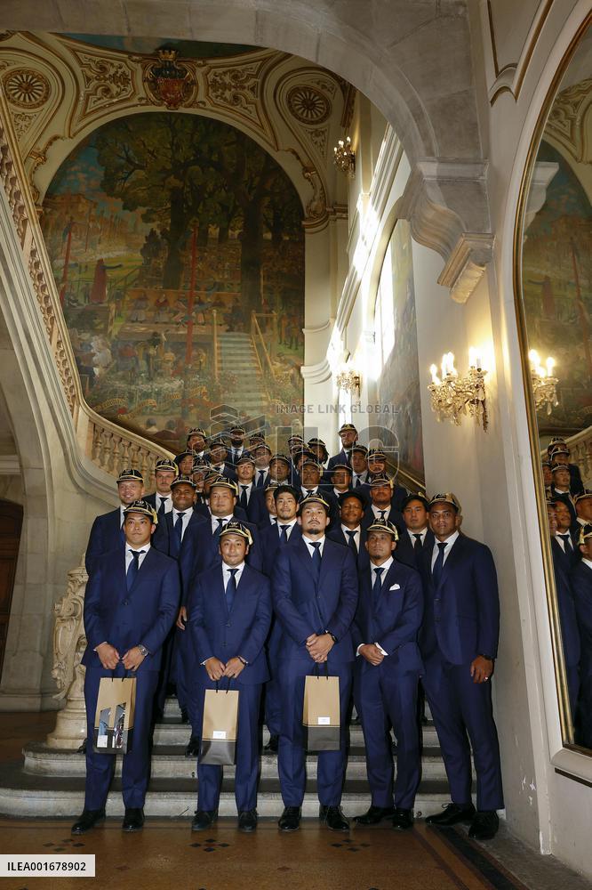 Rugby: Japan team ahead of World Cup in France