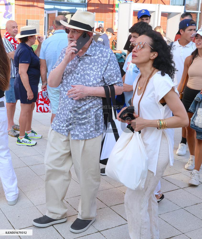 Salman Rushdie Attends US Open - NYC