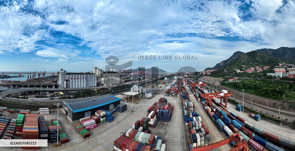 China-europe Freight Train in Lianyungang
