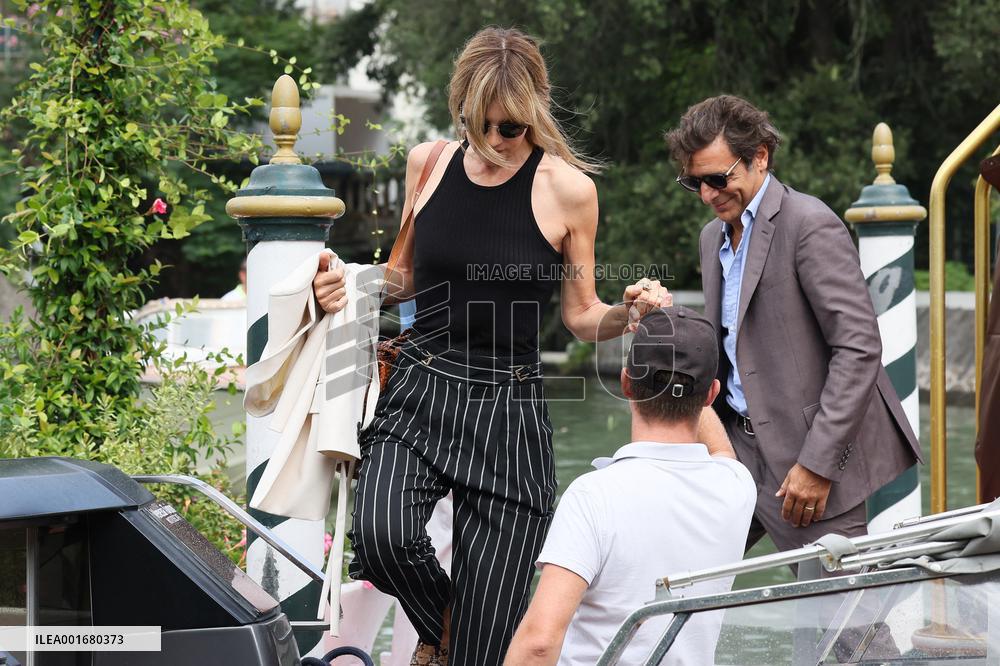 Venice - Adriano Giannini And Gaia Trussardi At Excelsior