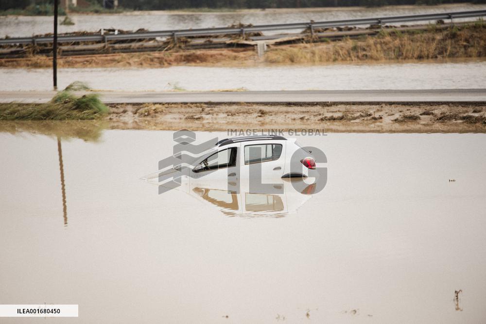 Torrential Rain Causes Major Flooding - Spain