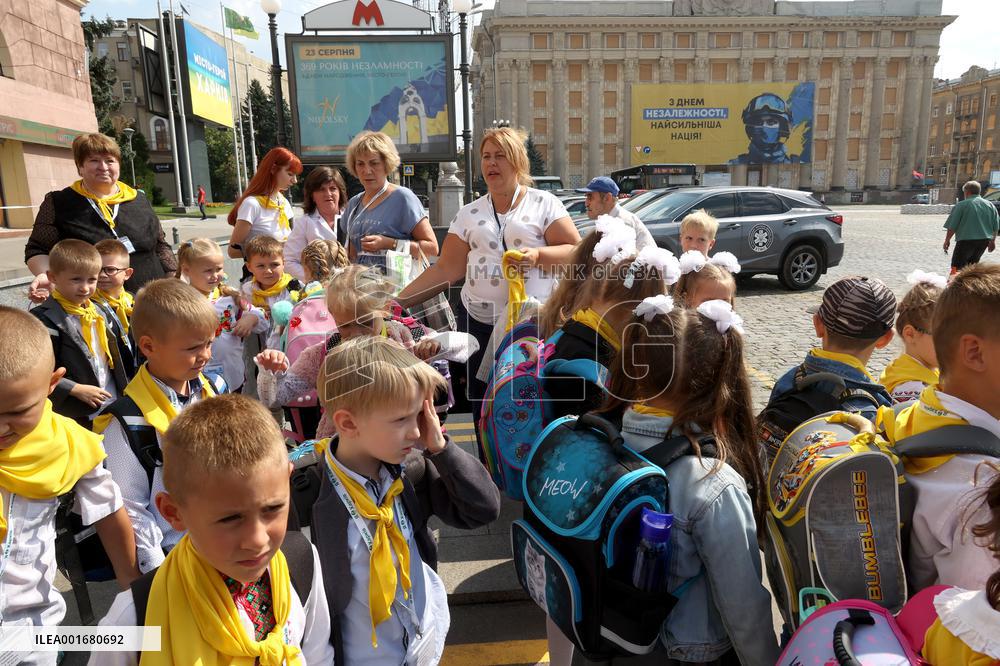 Classrooms at Kharkiv Metro