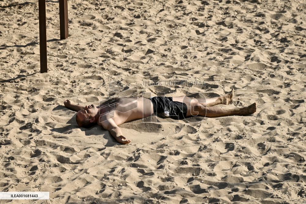 Beach in Zaporizhzhia