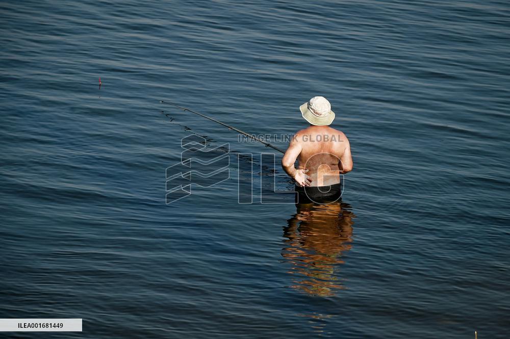 Beach in Zaporizhzhia