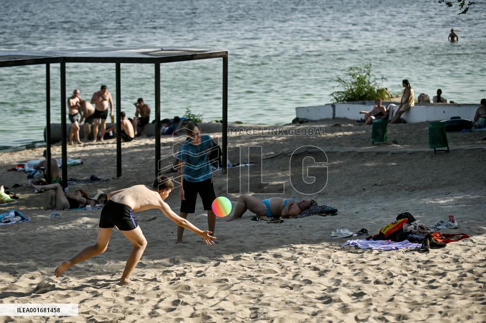 Beach in Zaporizhzhia