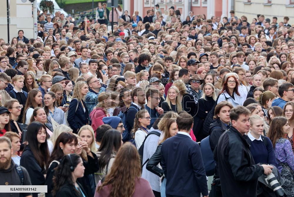 Ceremony of a new academic year in the University of Tartu