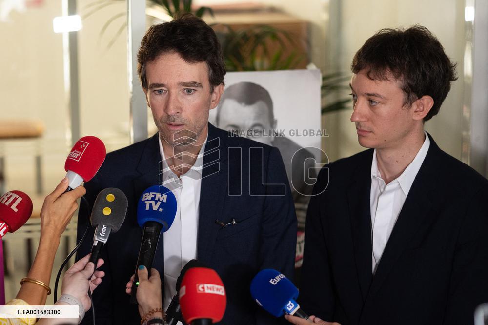 Antoine Arnault visits the Restos du Coeur - Paris