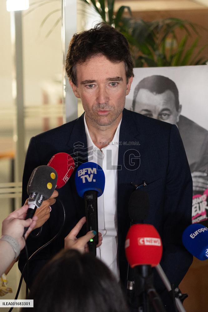 Antoine Arnault visits the Restos du Coeur - Paris