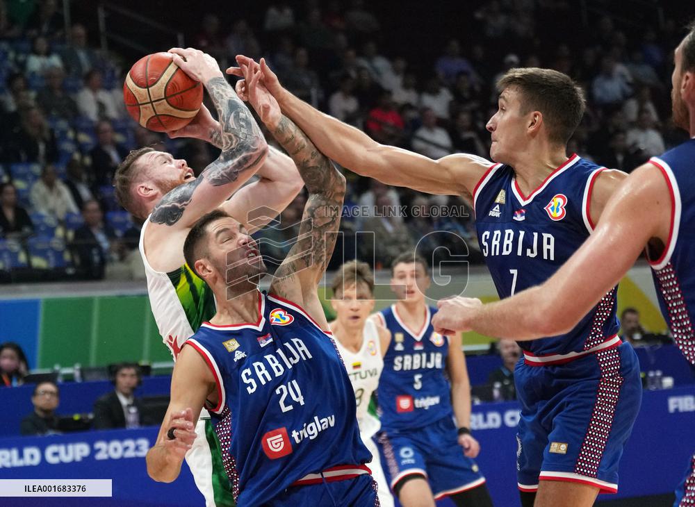 (SP)PHILIPPINES-MANILA-BASKETBALL-FIBA WORLD CUP-QUARTERFINAL-LTU VS SRB