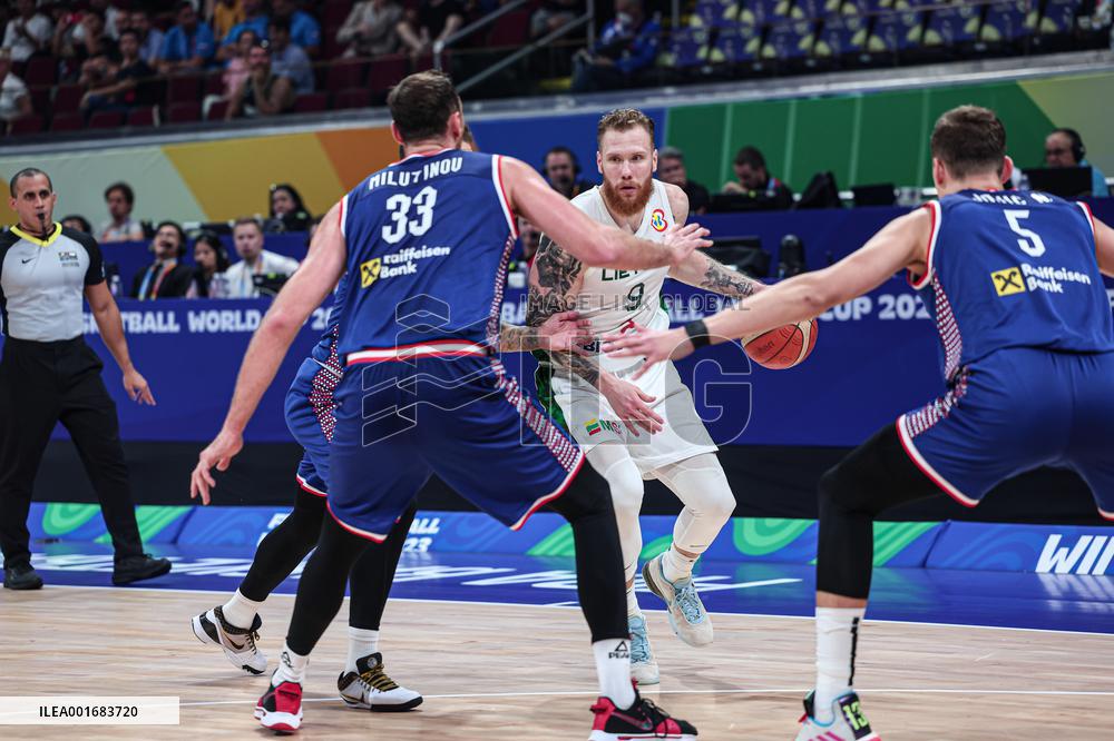 (SP)PHILIPPINES-MANILA-BASKETBALL-FIBA WORLD CUP-QUARTERFINAL-LTU VS SRB